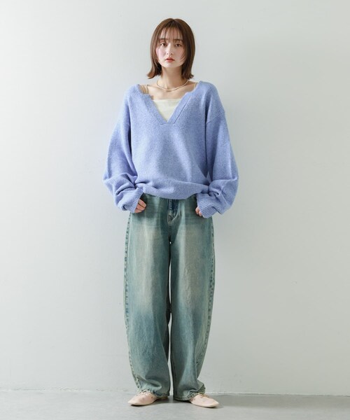 SENSE OF PLACE by URBAN RESEARCH(センスオブプレイスバイアーバンリサーチ)の「ハートチュールフラットシューズ(バレエシューズ・レディース・BLACK/BLK×RED/IVORY・S/M/L)」の7枚目の写真