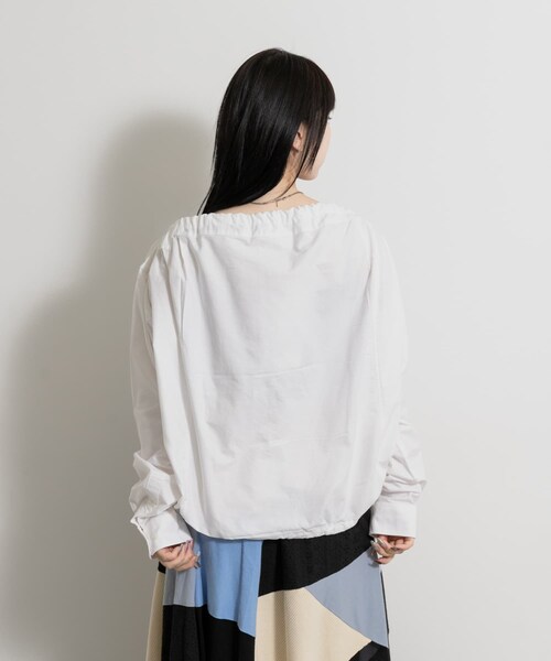 THE GOODLAND MARKET（ザグッドランドマーケット）の「77circa　make width adjustable wide shirt（シャツ/ブラウス・レディース・white1/white2/white3・one）」の9枚目の写真
