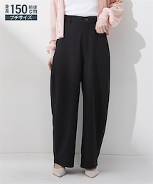 nissen | 小さいサイズ　【接触冷感・UVカット・防シワ】カーブパンツ　低身長さん・小柄女性(パンツ)