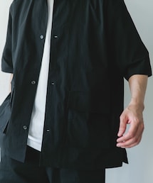 URBAN RESEARCH DOORS | 『UVカット/接触冷感/吸水速乾』ストレッチクロス ビッグポケットショートスリーブシャツ(シャツ/ブラウス)