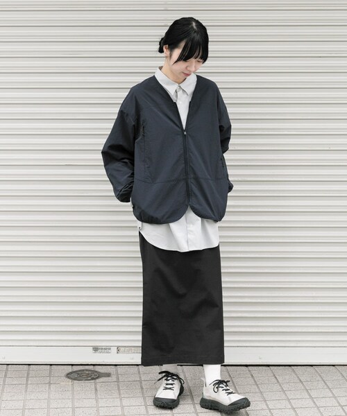 EKAL（エカル）の「SOLOTEX タイトスカート（スカート・レディース・ネイビー/ブラック・One）」の9枚目の写真