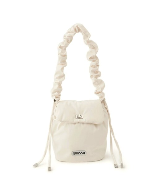 VIS(ビス)の「WEB限定追加【OUTDOOR PRODUCTS】VIS別注ドロストミニショルダーバッグ(ショルダーバッグ・レディース・ブラック/キナリ/ピンク系/ブラック系/オフホワイト/シルバー・F)」の21枚目の写真