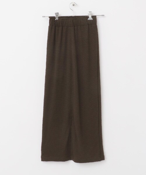 ITEMS URBANRESEARCH(アイテムズ アーバンリサーチ)の「ジャガードタイトロングスカート(スカート・レディース・BRN/OFF/LVD・FREE)」の21枚目の写真