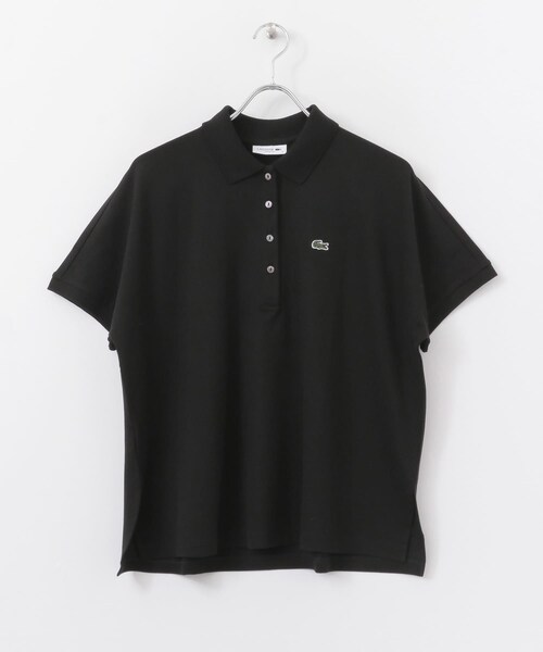 URBAN RESEARCH Sonny Label（アーバンリサーチサニーレーベル）の「LACOSTE　ポロシャツ（ポロシャツ・レディース・001ホワイト/031ブラック/166ネイビー・S）」の2枚目の写真
