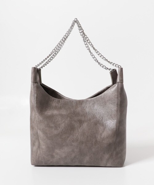 SENSE OF PLACE by URBAN RESEARCH(センスオブプレイスバイアーバンリサーチ)の「FLチェーンハンドルトートバッグ(トートバッグ・メンズ・BLACK/GRAY・one)」の10枚目の写真