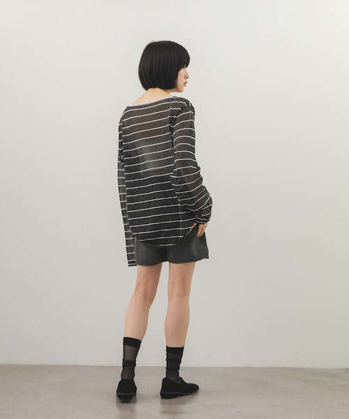 KBF(ケイビーエフ)の「ニットショートパンツ(その他パンツ・レディース・BLACK/CHARCOAL/BROWN・One)」の19枚目の写真
