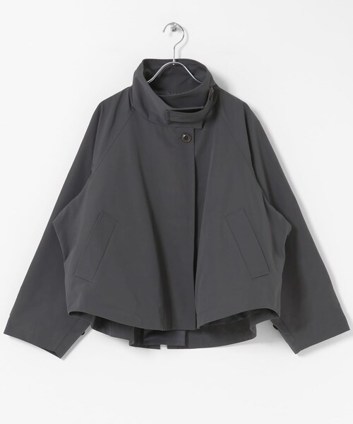 URBAN RESEARCH Sonny Label（アーバンリサーチサニーレーベル）の「撥水バックフレアスタンドカラーコート（テーラードジャケット・レディース・カーキ/ベージュ/チャコール・Free）」の12枚目の写真