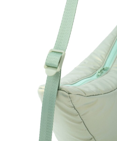 ROPE' PICNIC（ロペピクニック）の「【CONTOROL FREAK/コントロールフリーク別注カラー】ムーンバッグ（ショルダーバッグ・レディース・グリーン系/シルバー・F）」の13枚目の写真