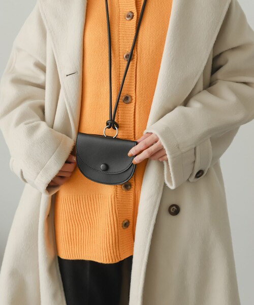 SENSE OF PLACE by URBAN RESEARCH(センスオブプレイスバイアーバンリサーチ)の「ミニフラップショルダーバッグ(ショルダーバッグ・レディース・BLACK/IVORY/L.BLUE・one)」の15枚目の写真