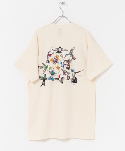 URBAN RESEARCH DOORS（アーバンリサーチドアーズ）の「LIBERTY GRAPHICS　Hummingbirds（Tシャツ/カットソー・メンズ・NATURAL・L/XL）」の9枚目の写真