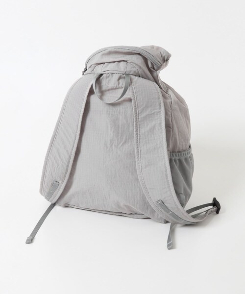 KBF（ケイビーエフ）の「メッシュポケットリップストップリュック（バックパック/リュック・レディース・GRAY/BROWN・One）」の9枚目の写真