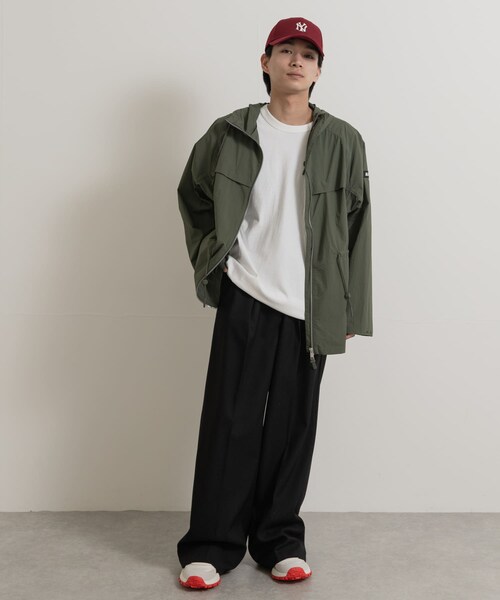 THE GOODLAND MARKET（ザグッドランドマーケット）の「AIGLE　撥水 UVカット ライトウェイトフーデッドジャケット（テーラードジャケット・レディース・D.LILAS/BEETLE・M/L）」の9枚目の写真