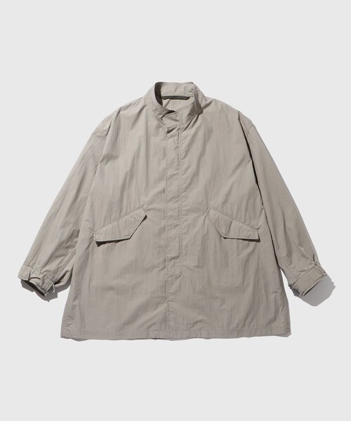 ADAM ET ROPE'（アダムエロペ）の「ナイロンタッサー ショートモッズコート（モッズコート・メンズ・ブラック/グレー・L/M）」の4枚目の写真