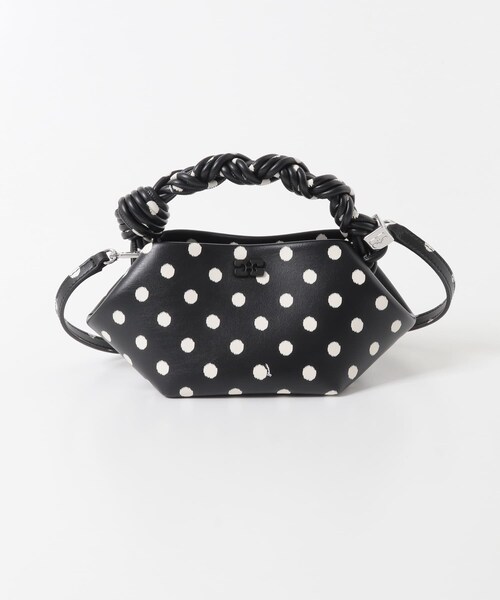 URBAN RESEARCH（アーバンリサーチ）の「GANNI　BOU MINI PRINTED（ハンドバッグ・レディース・BLACK・-）」の2枚目の写真