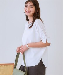 nissen | パール付異素材切替トップス(Tシャツ/カットソー)