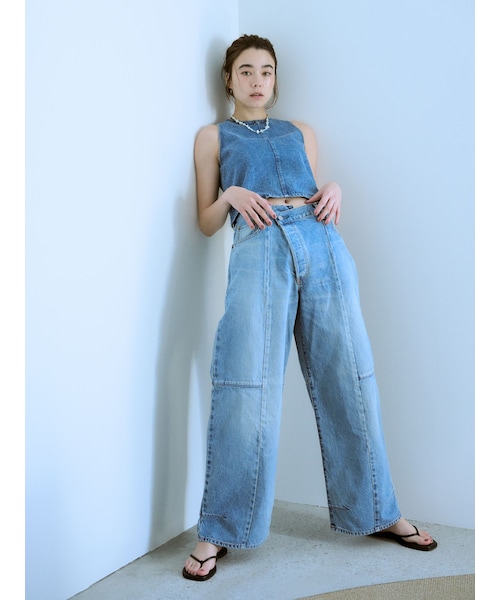 Ungrid（アングリッド）の「カーブデザインデニム（デニムパンツ