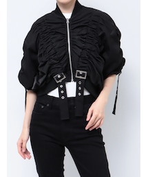 MURUA | デザインギャザーブルゾン(ブルゾン)