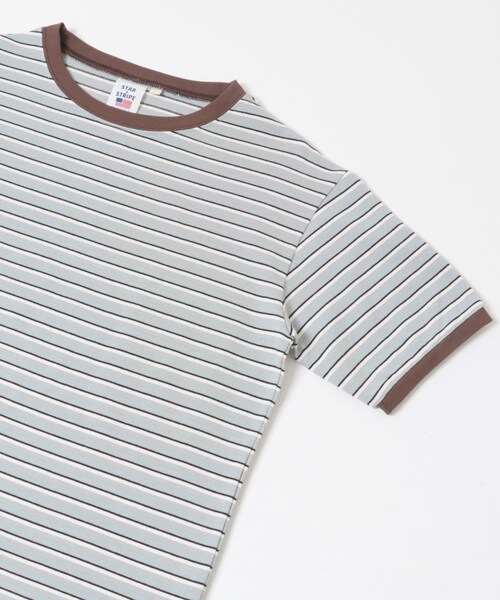 URBAN RESEARCH Sonny Label（アーバンリサーチサニーレーベル）の「STAR&STRIPE　マルチボーダーTシャツ（Tシャツ/カットソー・レディース・マルチグレー/マルチブルー/マルチグレージュ・M）」の11枚目の写真
