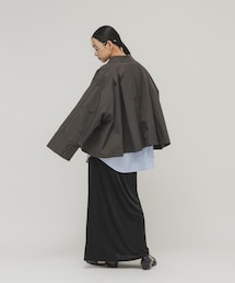 KBF | ステンカラーマントコート(ステンカラーコート)