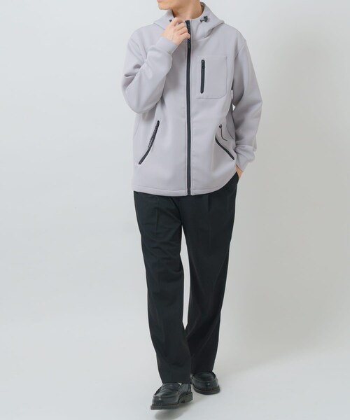 ITEMS URBANRESEARCH(アイテムズ アーバンリサーチ)の「調温機能ストレッチダンボールパーカー(楽着シリーズ)(パーカー・メンズ・BLK/GRY/NVY・M/L)」の17枚目の写真