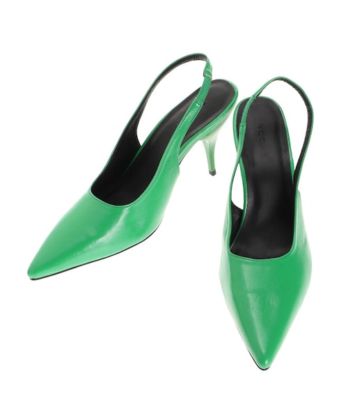 EMODA（エモダ）の「ポインテッドストレートヒール（パンプス・レディース・ブラック/グリーン/シルバー・S/M/L）」の6枚目の写真