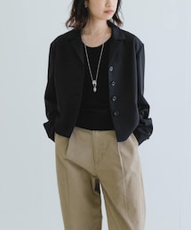 new basic　ボックスショートジャケット