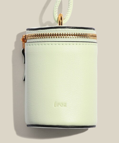 ROPE'（ロペ）の「【E'POR】Semi Cylinder CASE(リップ収納ケース)/26SS新型（ポーチ・レディース・ブラック/ダークブラウン/キミドリ/ブルー系・F）」の18枚目の写真