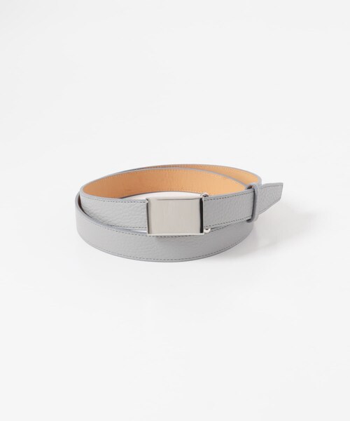 URBAN RESEARCH(アーバンリサーチ)の「Scye BOX BUCKLE BELT(ベルト・メンズ・ライトグレー/クロ・M)」の9枚目の写真