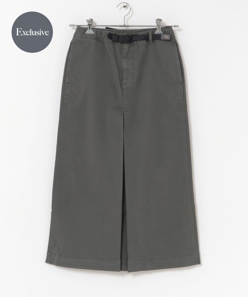 URBAN RESEARCH DOORS(アーバンリサーチドアーズ)の「『別注』Gramicci for DOORS ONE BOX PLEATS SKIRT(スカート・レディース・SAND/NAVY/GRAY・M)」の1枚目の写真