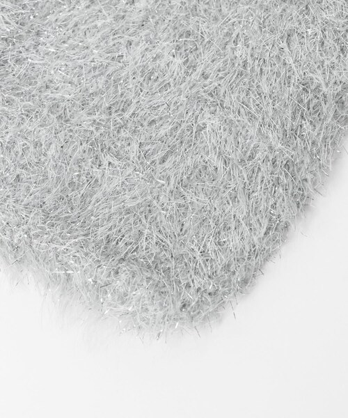 URBAN RESEARCH Sonny Label（アーバンリサーチサニーレーベル）の「CONTROL FREAK　ラメフェザーニットワッチ（ニットキャップ/ビーニー・レディース・ブラック/ベージュ/グレー・one）」の8枚目の写真