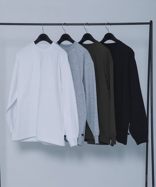 URBAN RESEARCH（アーバンリサーチ）の「DAIWA PIER39　TECH DRAWSTRING TEE L/S（Tシャツ/カットソー・メンズ・BLACK/BROWNKAHKI/H GRAY/WHITE・S/M/L/XL）」の6枚目の写真