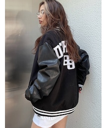 GYDA | 【WEB限定】GYDA×DC BACK LOGOスタジャン(ブルゾン)