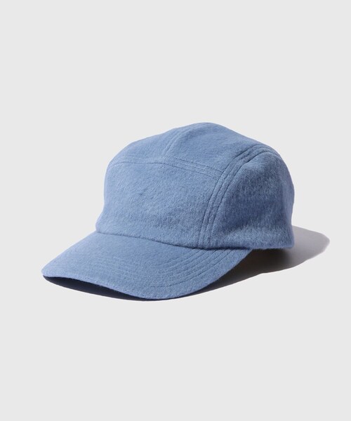 ADAM ET ROPE'（アダムエロペ）の「【KIJIMA TAKAYUKI/キジマ タカユキ】ANGORA SHAGGY JET CAP（キャップ・メンズ・ブラック/キャメル/サックス・F）」の3枚目の写真