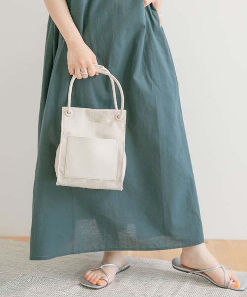 ITEMS URBANRESEARCH（アイテムズ アーバンリサーチ）の「ザツザイ2WAYミニトート（トートバッグ・レディース・OFF/CHA/BEG・-）」の8枚目の写真