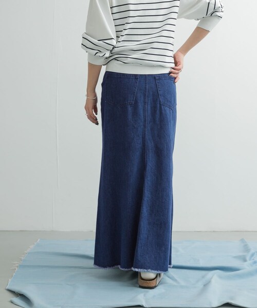 URBAN RESEARCH DOORS（アーバンリサーチドアーズ）の「Denim Flare Skirt（デニムスカート・レディース・ONE WASH/INDIGO・S/M）」の19枚目の写真