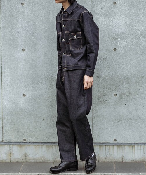 URBAN RESEARCH（アーバンリサーチ）の「SHIOTA　スーピマDENIM PANTSバギー#JAY（デニムパンツ・メンズ・INDIGO・28/30/32/34）」の7枚目の写真