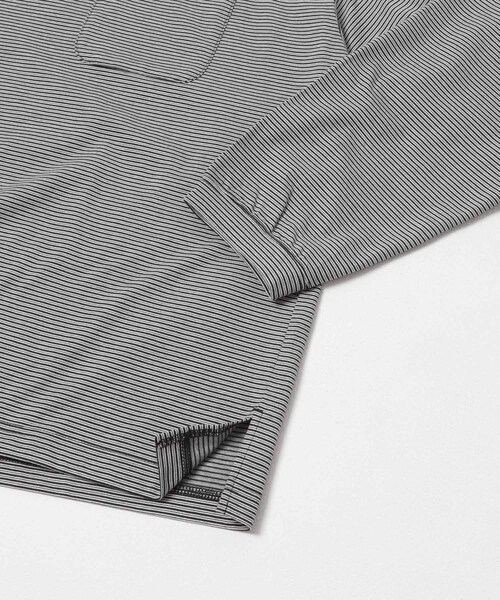 URBAN RESEARCH DOORS(アーバンリサーチドアーズ)の「STILL BY HAND STRIPED LONG SLEEVE(Tシャツ/カットソー・メンズ・BEG×WHT/GRY×BLK/BLK×WHT・46/48/50)」の15枚目の写真