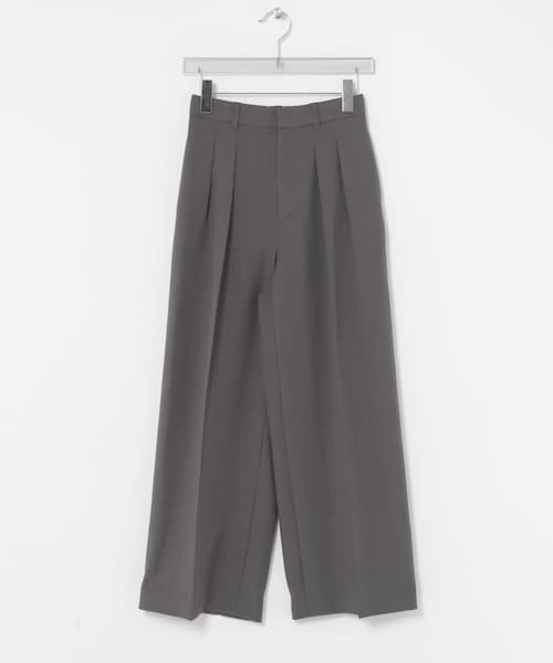 URBAN RESEARCH(アーバンリサーチ)の「『UVカット/イージーケア』ドライギャバツータックパンツ(その他パンツ・レディース・BLACK/GRAY・36/38)」の10枚目の写真