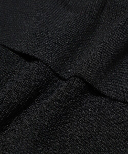 ADAM ET ROPE'(アダムエロペ)の「【BASICKS/ベイシックス】Layered Rib Knit(その他トップス・レディース・ブラック/グレー・XS)」の16枚目の写真