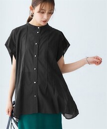 nissen | バンドカラーオーバーシャツ(シャツ/ブラウス)