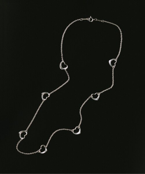 ADAM ET ROPE'(アダムエロペ)の「【VINTAGE JEWELRY】TIFFANY オープンハート 7P ネックレス(ネックレス・メンズ・シルバー・F)」の2枚目の写真