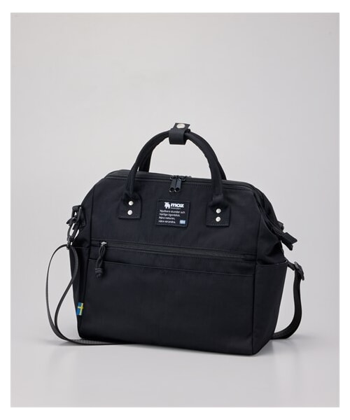 nissen（ニッセン）の「moz（モズ）１０ポケットガバッと開く２層構造はっ水２WAYショルダーバッグ（A４対応）（ショルダーバッグ・メンズ・黒/グレージュ/ネイビー×アイボリー/黒×グレー/グレー×ダスティピンク・Y）」の6枚目の写真