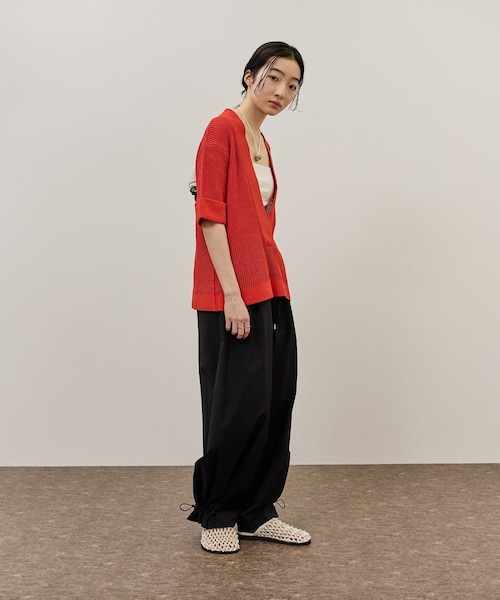 ADAM ET ROPE'(アダムエロペ)の「メッシュフラットサンダル(サンダル・レディース・ブラック/オフホワイト・36.0/37.0/38.0)」の9枚目の写真