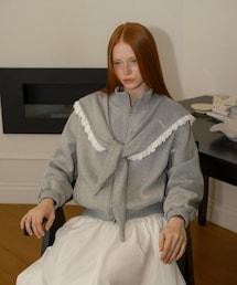 SENSE OF PLACE by URBAN RESEARCH | VITALSIGN　LaceCapeLogoZip-Up(スウェット)