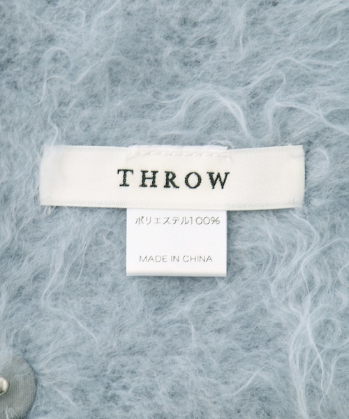 ADAM ET ROPE'（アダムエロペ）の「【公式サイト限定】【THROW（スロー）】Tekla_shaggy snood（ストール/ショール・レディース・ベージュ系/ブルー系・F）」の13枚目の写真