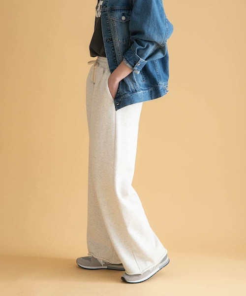 URBAN RESEARCH Sonny Label（アーバンリサーチサニーレーベル）の「スウェットワイドパンツ（スウェットパンツ・レディース・グレー/オートミール・36/38）」の7枚目の写真