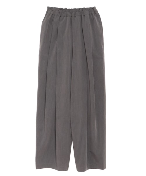 ELENDEEK(エレンディーク)の「WORSTED EASY TUCK PT(その他パンツ・レディース・ライトグレー/ブラウン・1/2)」の6枚目の写真