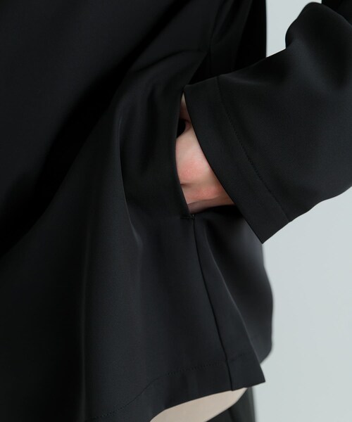 ITEMS URBANRESEARCH（アイテムズ アーバンリサーチ）の「シアーストレッチ ラップカーディガン（カーディガン/ボレロ・メンズ・BEG/BLK・M/L）」の13枚目の写真