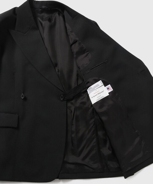 ADAM ET ROPE'(アダムエロペ)の「【DAIRIKU/ダイリク】Jerome Over Shoulder Tailored Jacket(テーラードジャケット・メンズ・ブラック・L)」の5枚目の写真