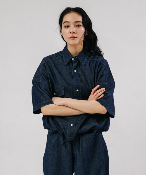 EKAL(エカル)の「『別注』Wrangler×EKAL ライトデニムワークシャツ(シャツ/ブラウス・レディース・USED/O.W・Free)」の17枚目の写真